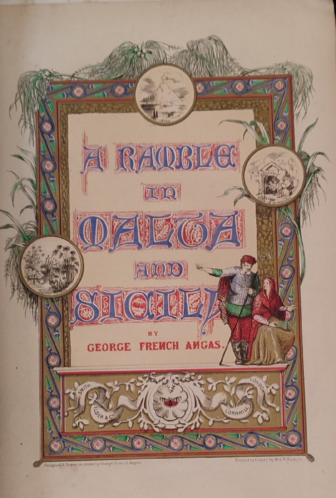 French Angas George, A ramble in Malta and Sicily, 1842 (b)