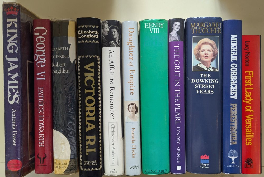 10 Books: History, Biography, Monarchy