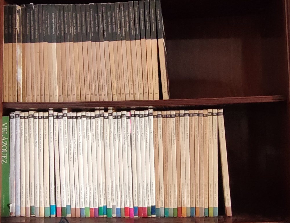 CLASSICI dell'ARTE, Rizzoli Editore Milano, (1-85, Excl 48)  84 volumes