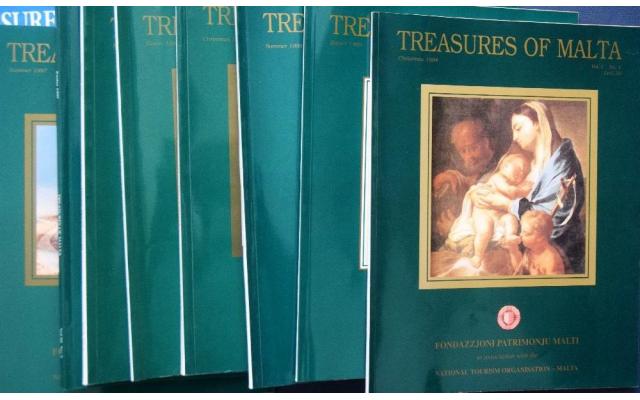 Treasures of Malta, Early issues, including Vol 1 No 1 (44) and 2 supplements