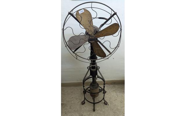 Paraffin powered fan, early 1900