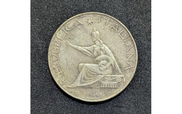 Repubblica Italiana nickel coin L500, 1881-1981